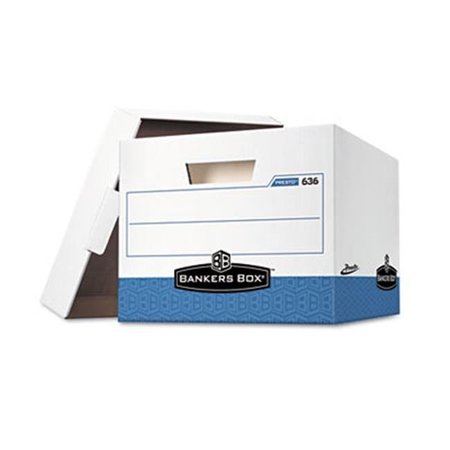 BANKERS BOX Bankers Box 0063601 Presto Maximum Strength Storage Box- Ltr/Lgl- 12&quot; x 15&quot; x 10&quot;- WE- 12/Carton 63601